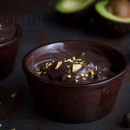 Chocolademousse met avocado receptenkaart