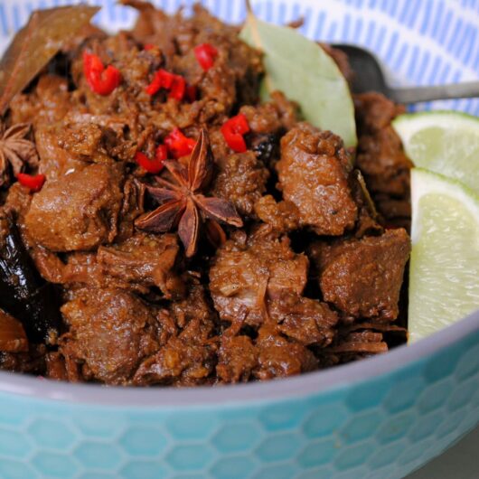 Rendang van rundvlees