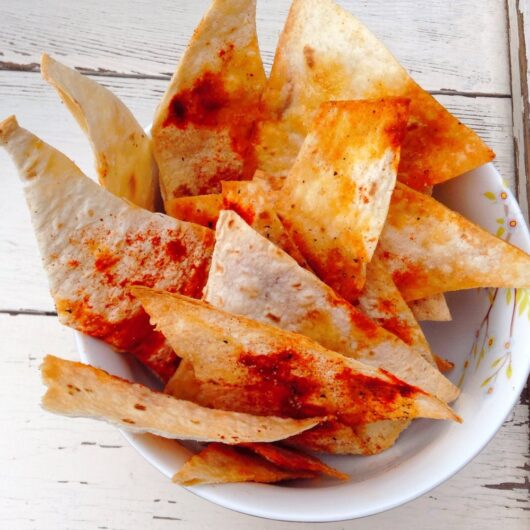 Homemade tortillachips