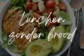 Lunchen zonder brood