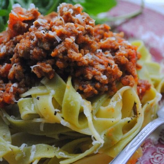 Tagliatelle ragu Bolognese