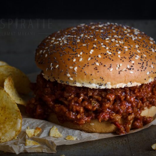 Sloppy joe uit de pan of slowcooker receptenkaart