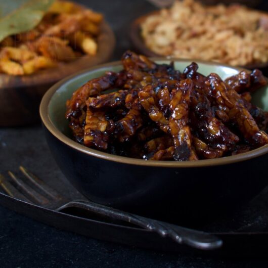 Sambal goreng tempeh receptenkaart
