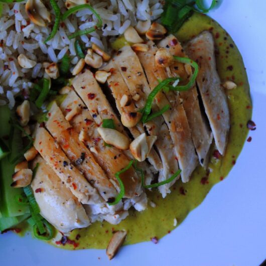 Thaise kipcurry receptenkaart