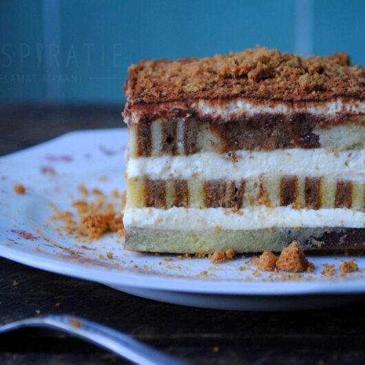 Spekkoek tiramisu
