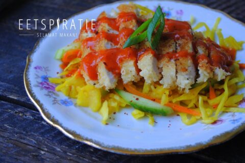 Krokante kip in zoetzure saus