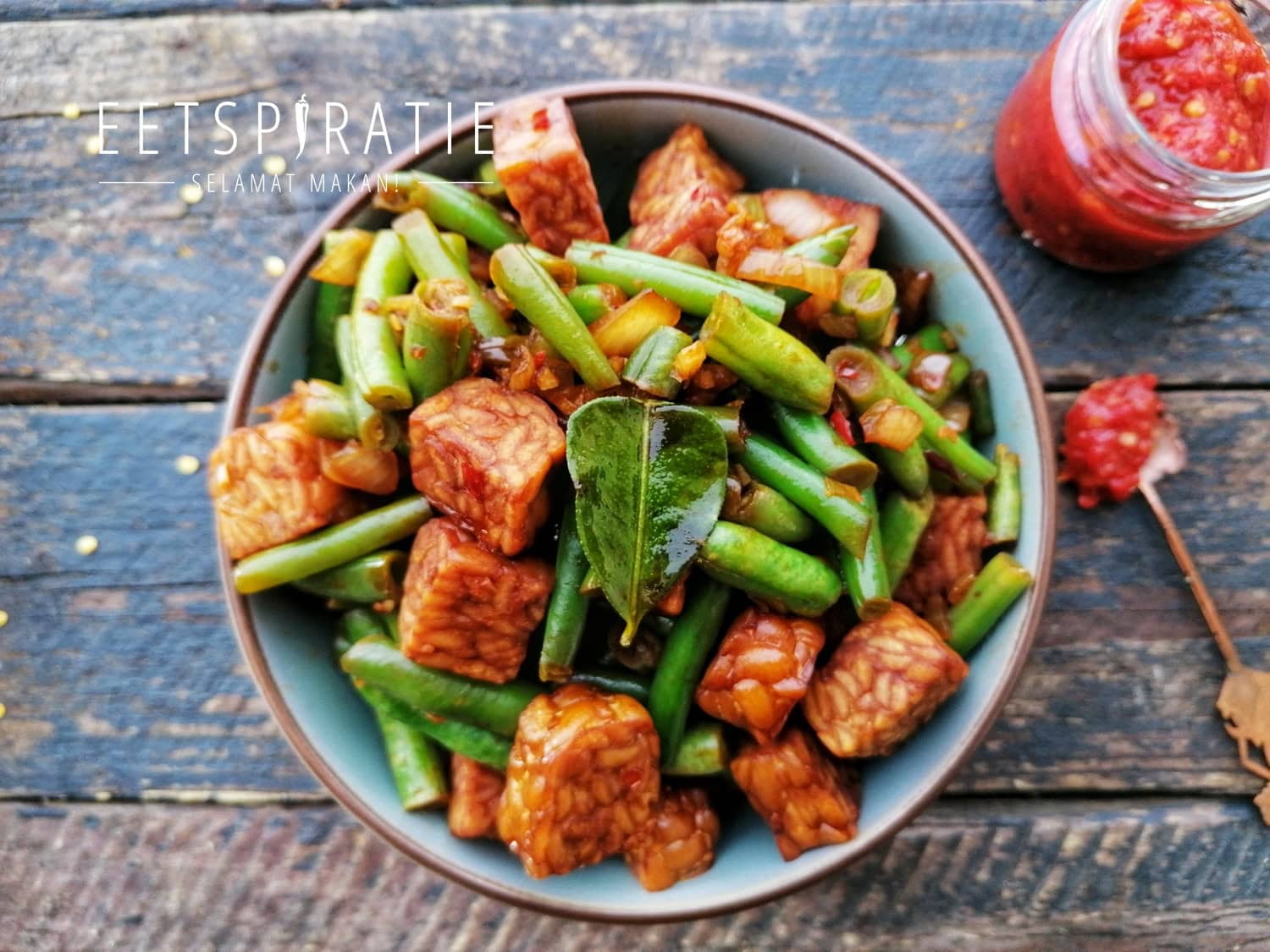Sambal goreng boontjes met tempeh Eetspiratie