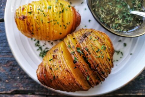 Hasselback aardappels uit de Crock-Pot Express