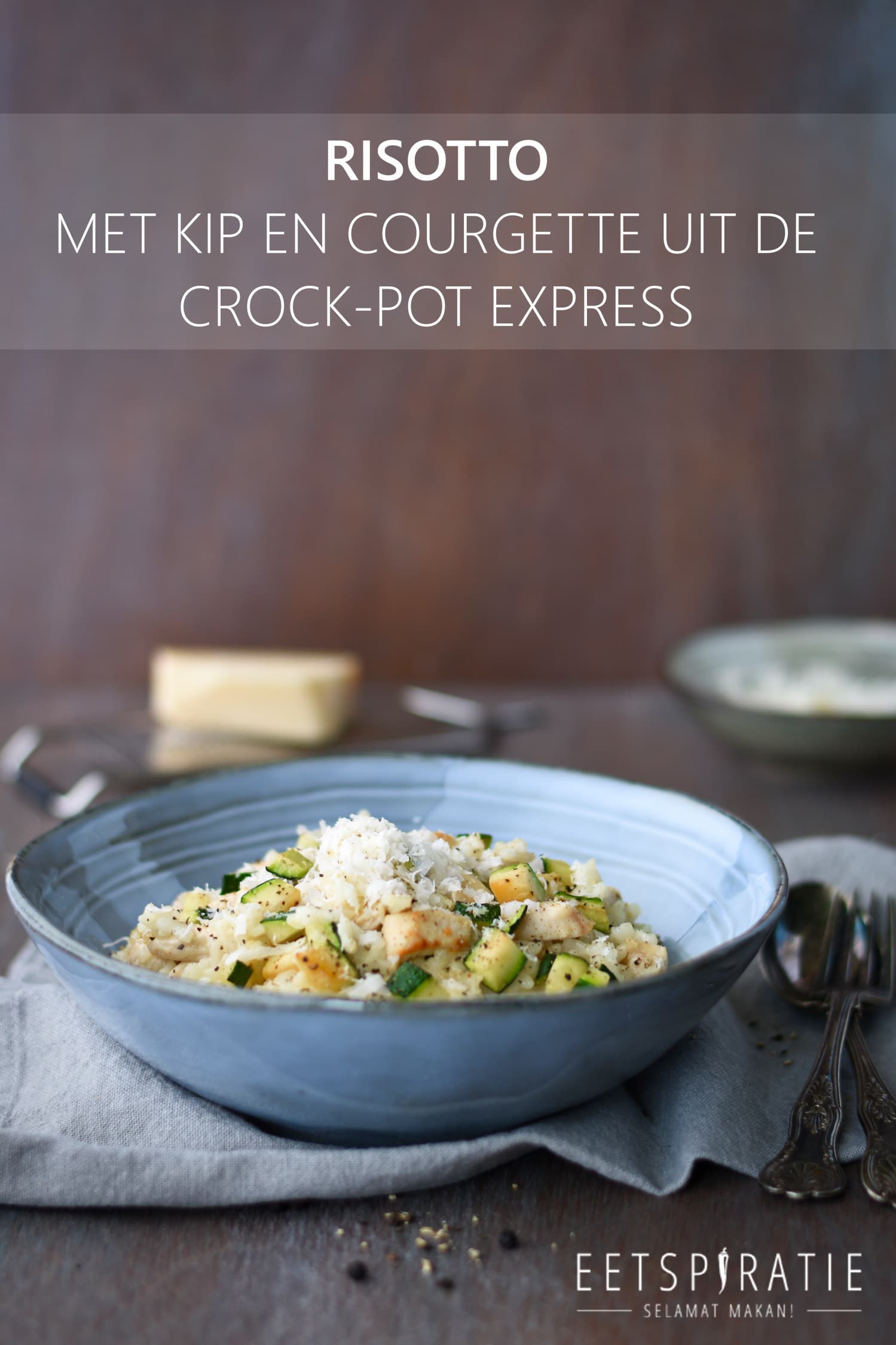 Risotto met kip en courgette uit de Crock-Pot Express