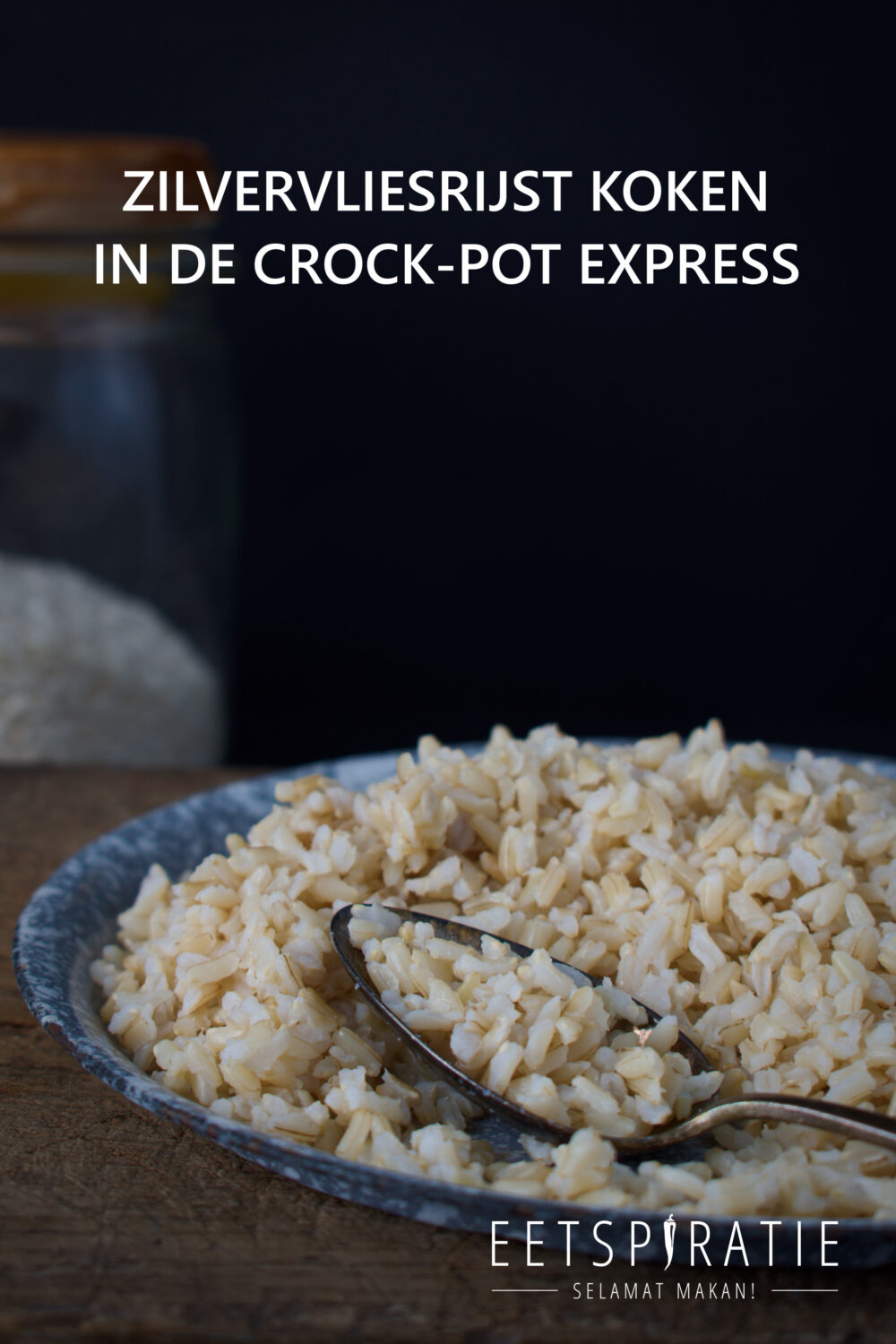 Zilvervliesrijst koken in de Crock-Pot Express
