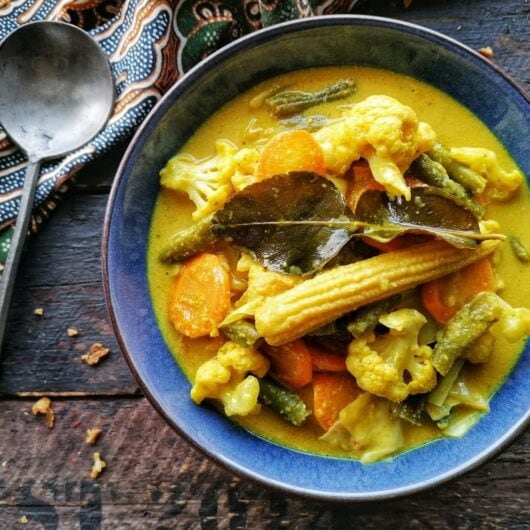 Groentecurry (sayur lodeh)