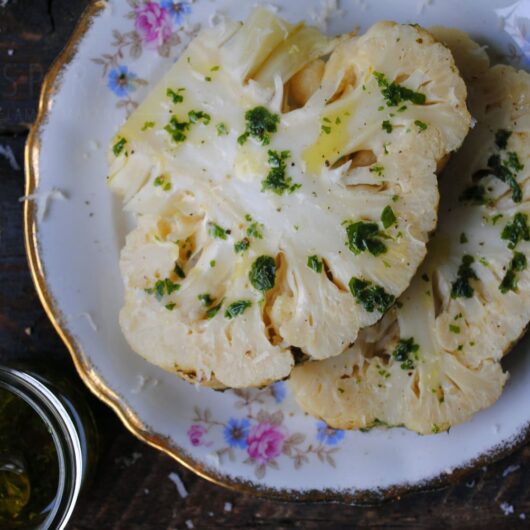 Hele bloemkool uit de slowcooker