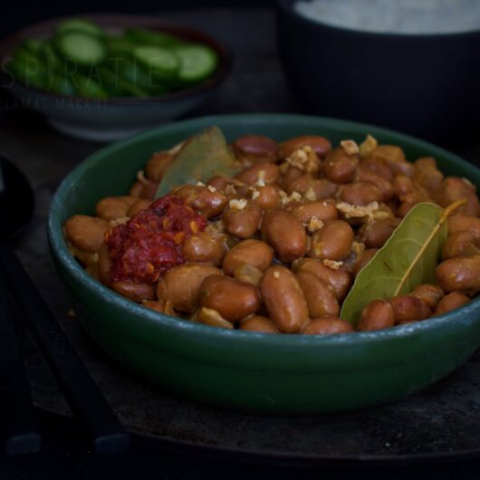 Indische bruine bonen met rijst