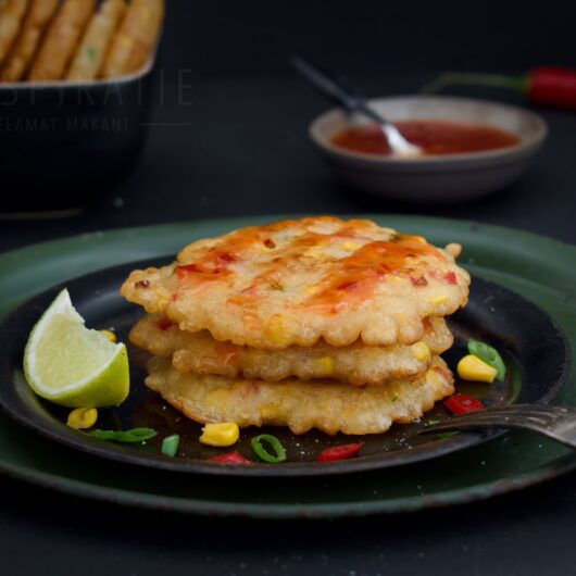 Indische maiskoekjes frikadel djagoeng