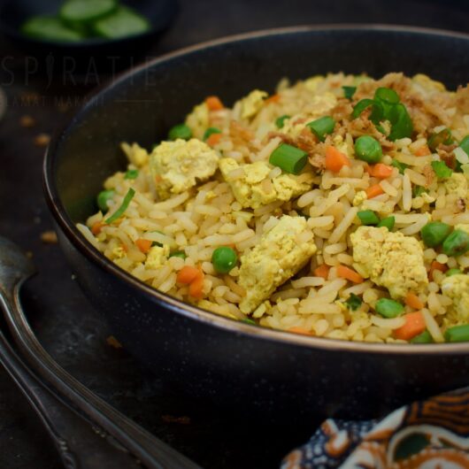 Nasi goreng met ei