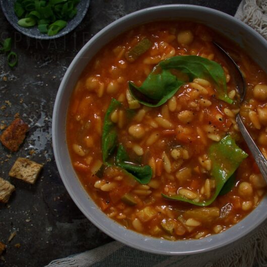 Tomatensoep met orzo
