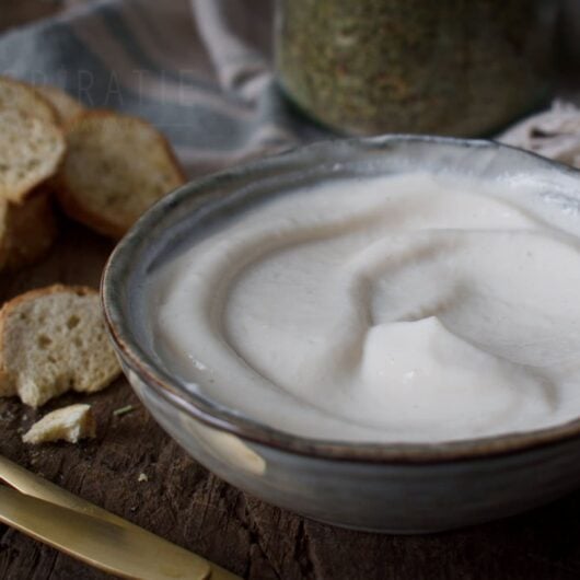 Vegan knoflookmayonaise