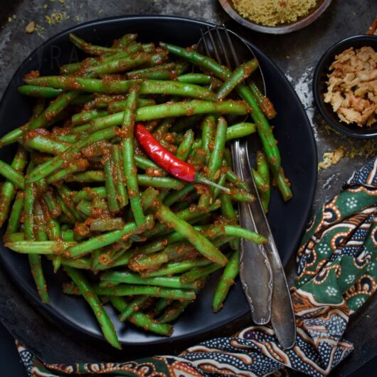 Familierecept sambal goreng boontjes van mijn oma