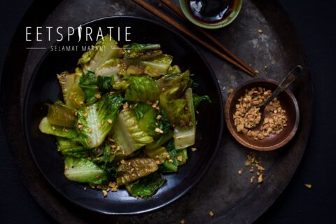Gewokte Romaine sla