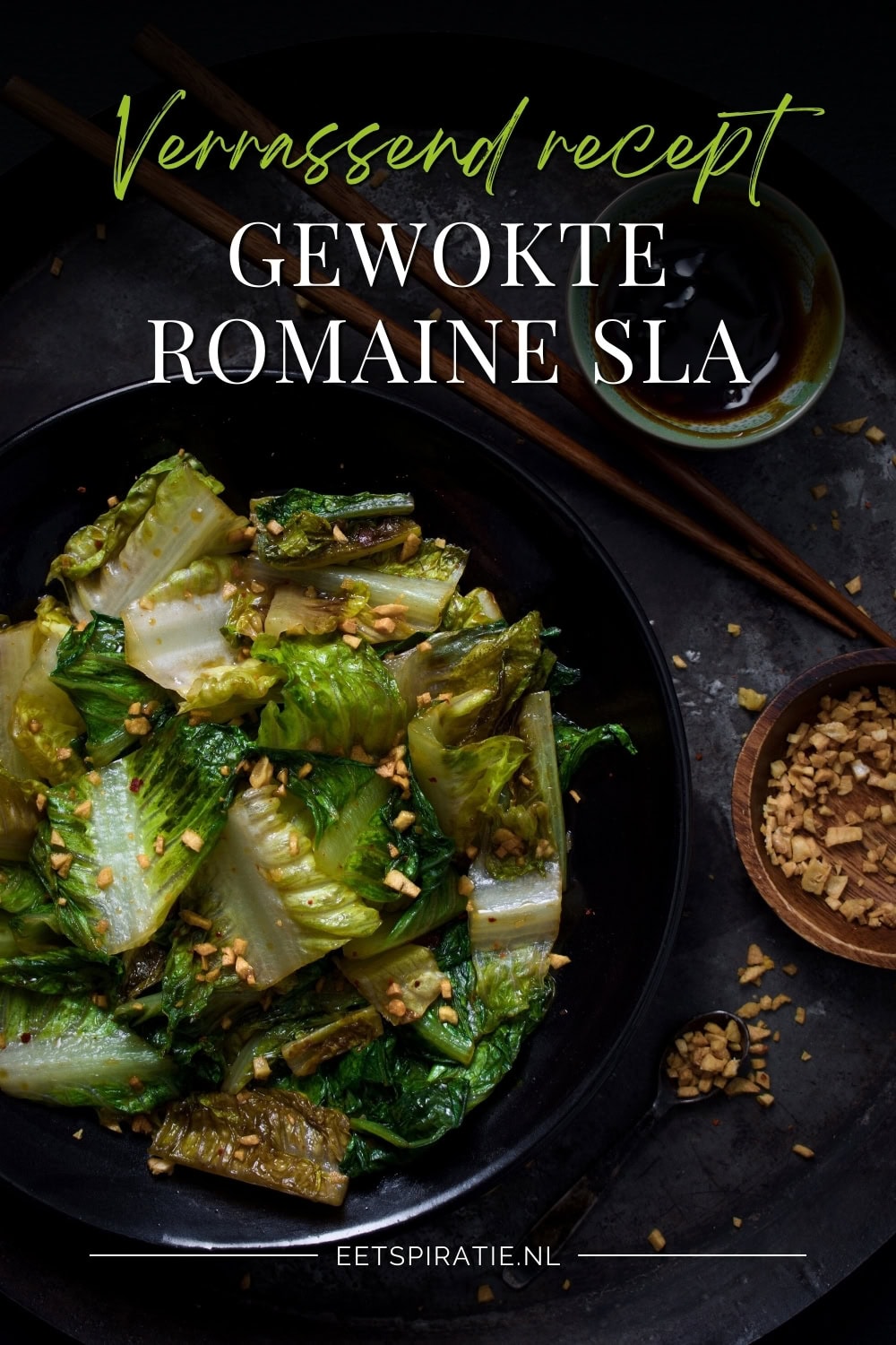 Gewokte Romaine sla
