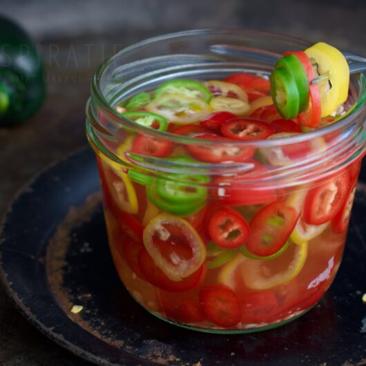 Snelle peper pickle