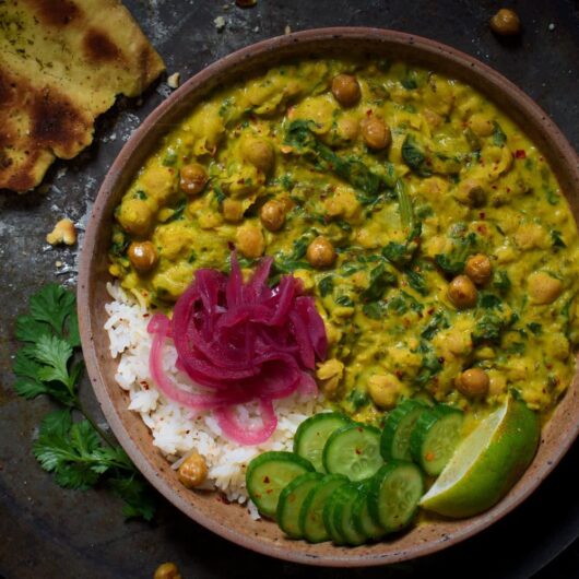 Kikkererwtencurry uit de slowcooker