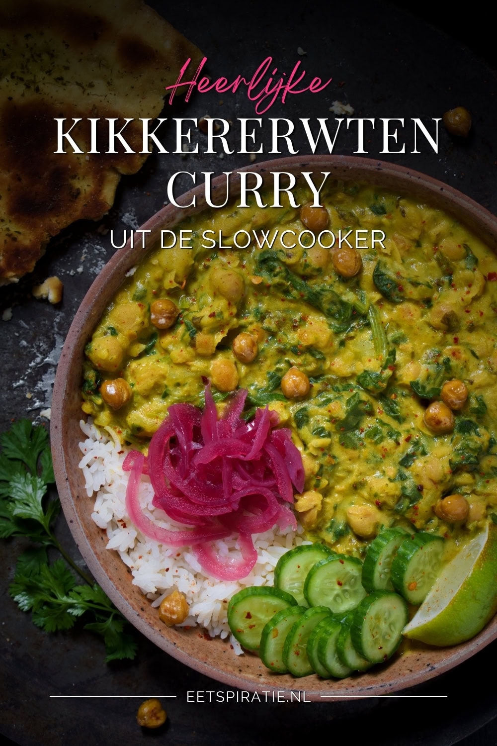 Kikkererwtencurry uit de slowcooker