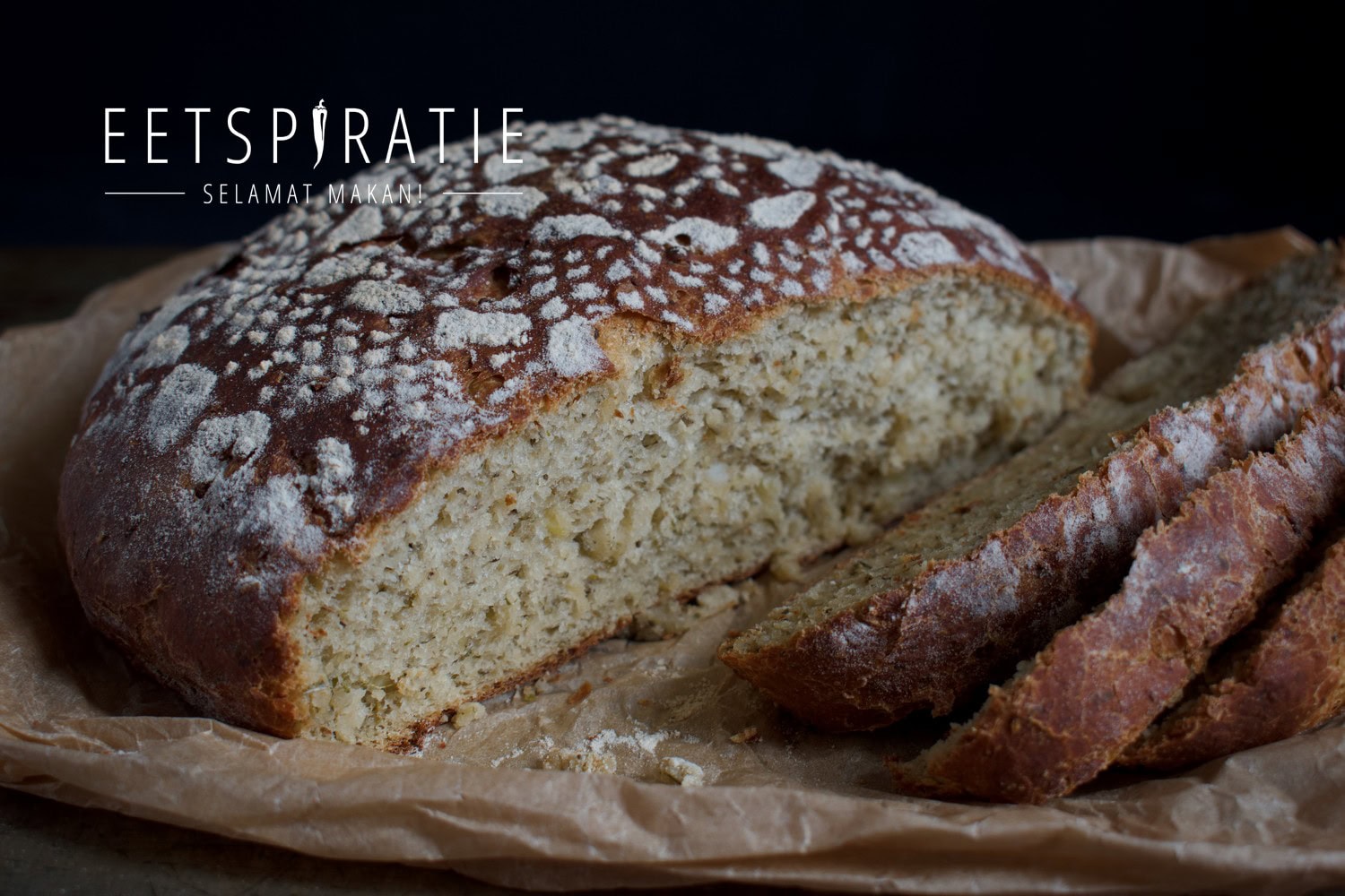 Aardappel knoflookbrood