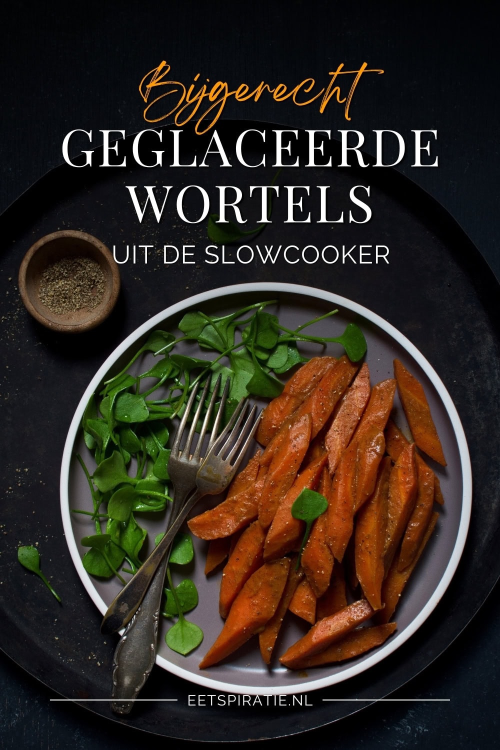 Geglaceerde wortels een heerlijk bijgerecht uit de slowcooker