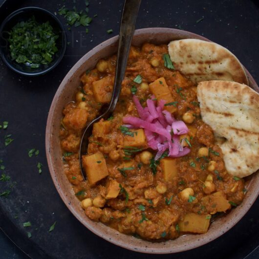 Pompoencurry uit de slowcooker