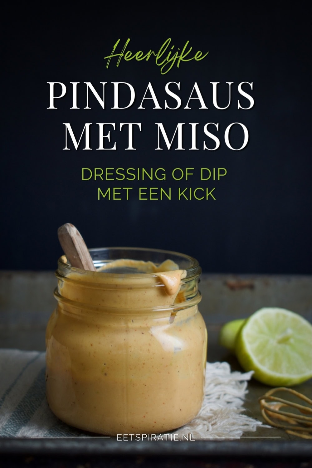 Pindasaus met miso Pinterest