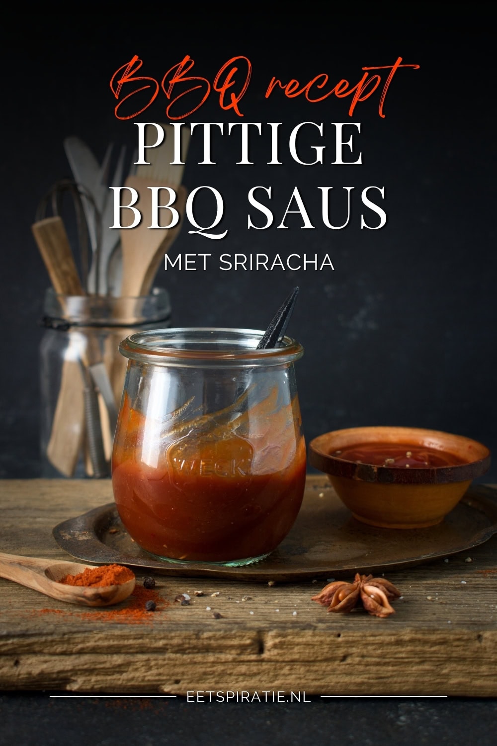 Pittige barbecuesaus met sriracha