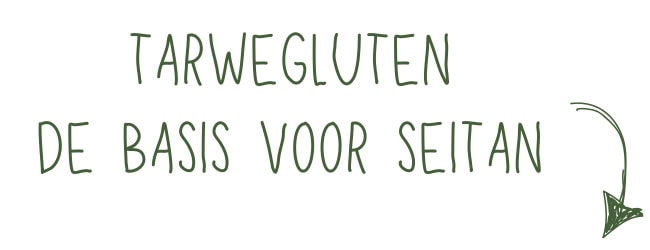 Tarwegluten de basis voor seitan