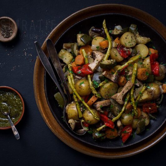 Gemarineerde groenten uit de slowcooker