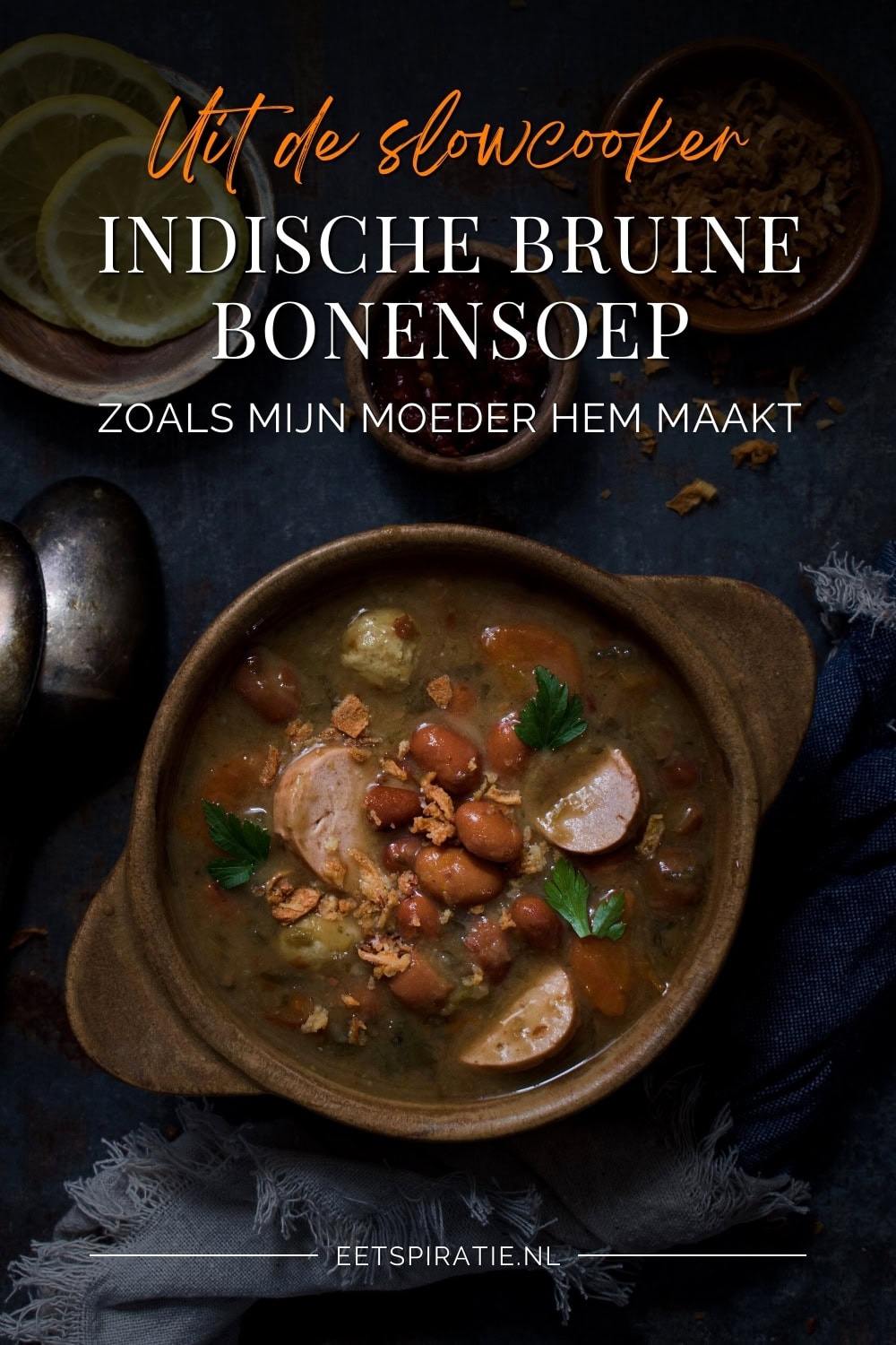 Indische bruine bonensoep Pinterest