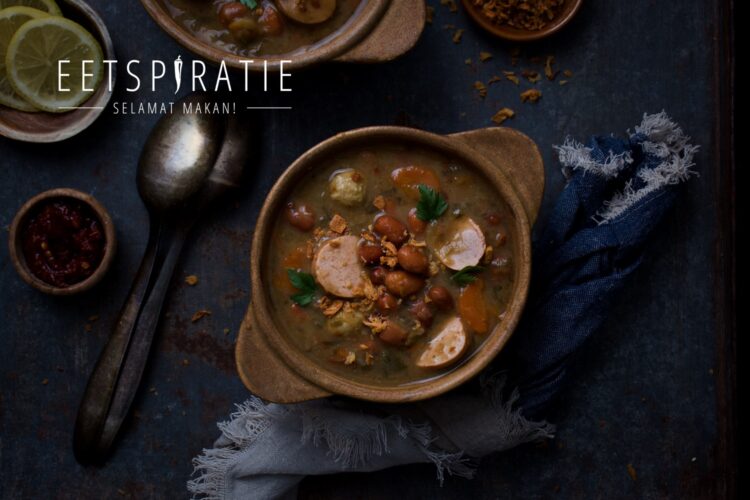 Indische bruine bonensoep uit de slowcooker