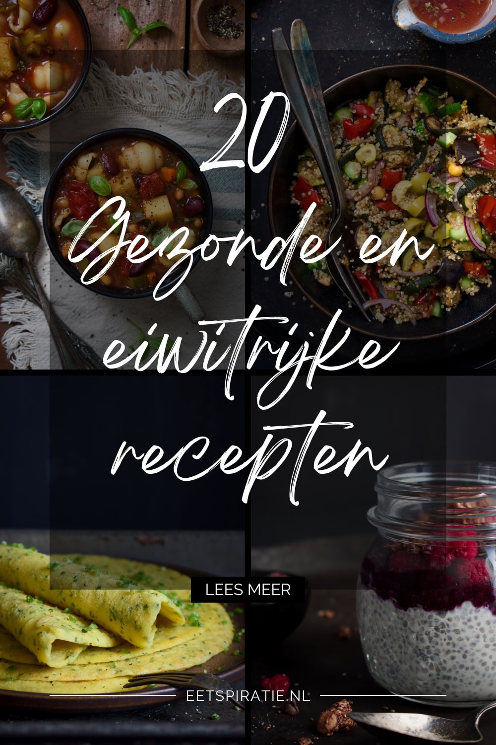 20 gezonde en eiwitrijke recepten Pinterest