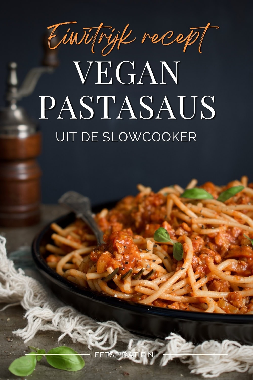 Vegan pastasaus uit de slowcooker Pinterest