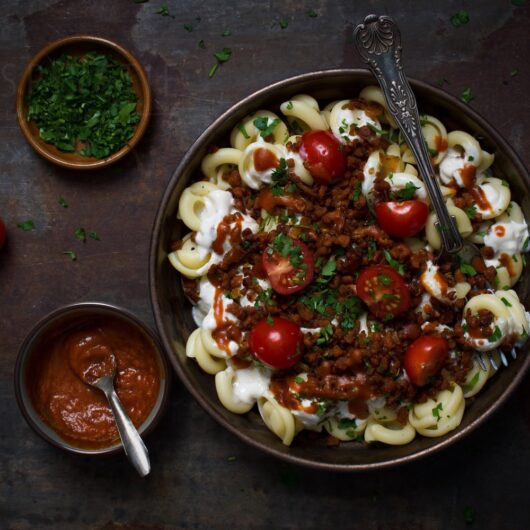 TikTok recept – Turkse pasta receptenkaart