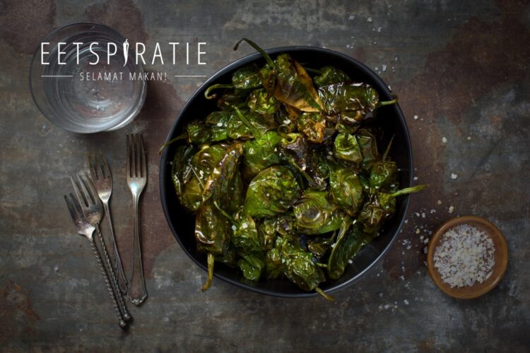 Pimientos de padron uit de airfryer