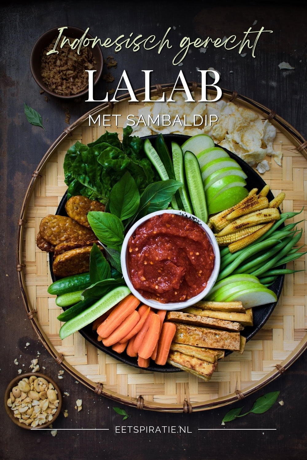 Lalab - Indonesisch groentegerecht met sambaldip Pinterest