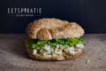 Romige artisjok salade voor op brood bagels en sandwiches
