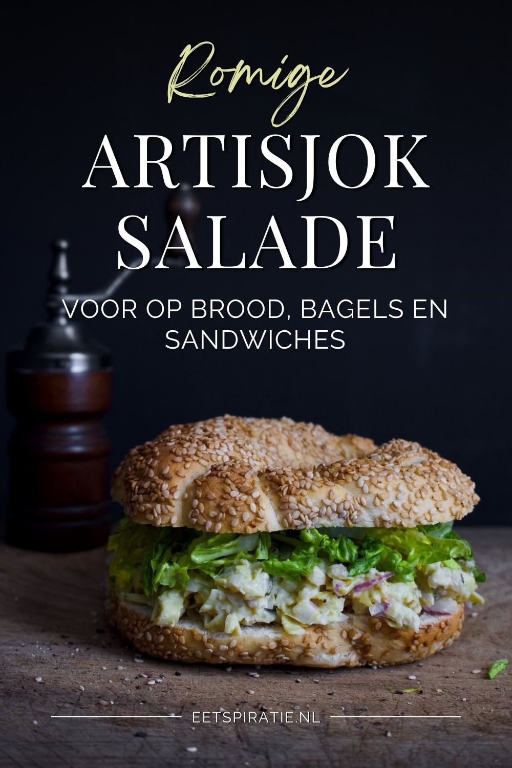 Romige artisjok salade voor op brood bagels en sandwiches Pinterest