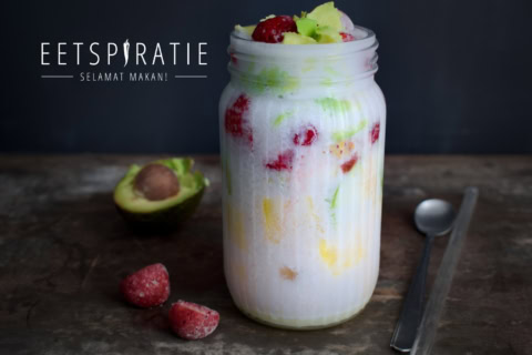 Verfrissende Indonesische fruitcoctail - es teler