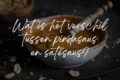 Wat is het verschil tussen pindasaus en satesaus