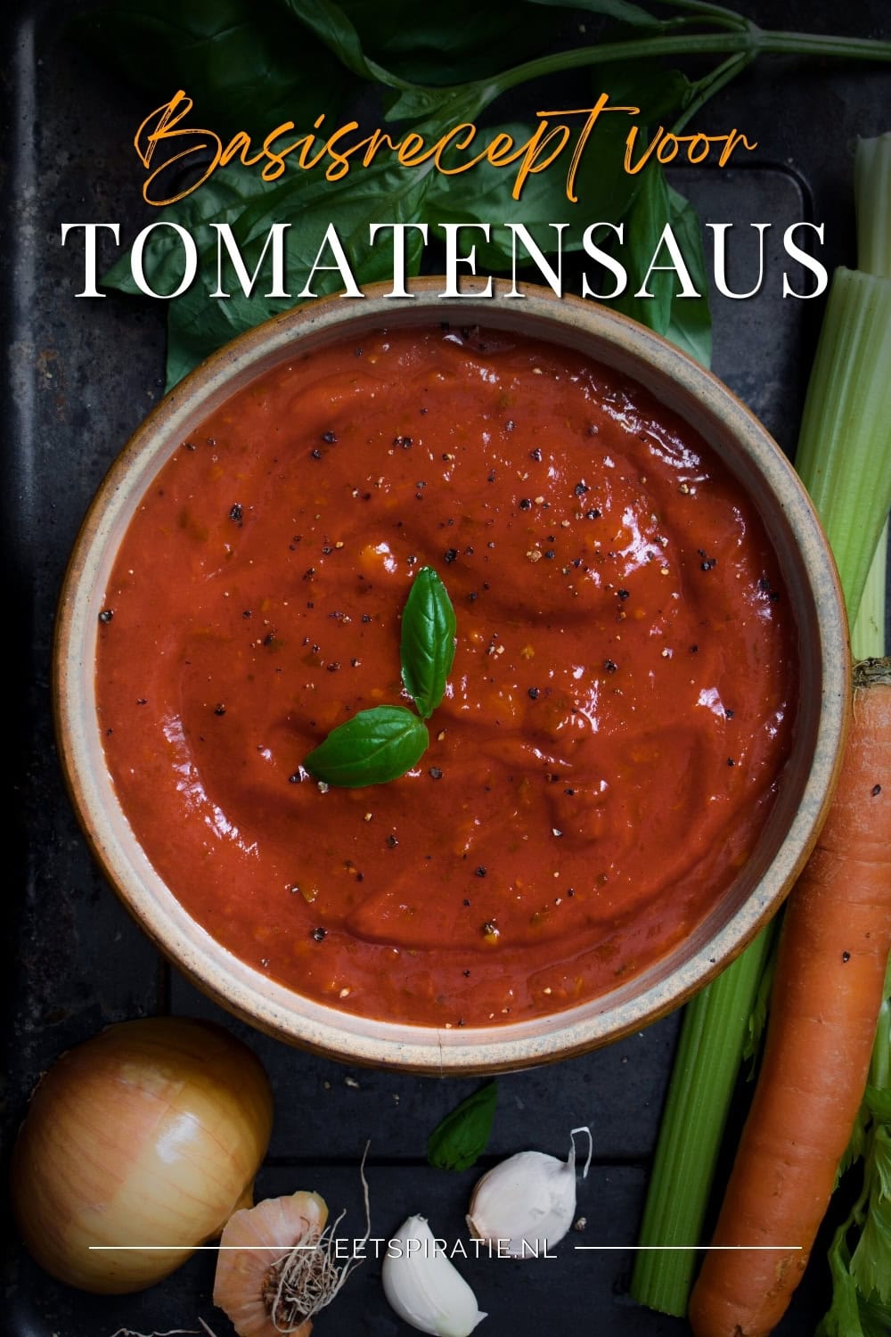 Basis tomatensaus voor pasta Pinterest