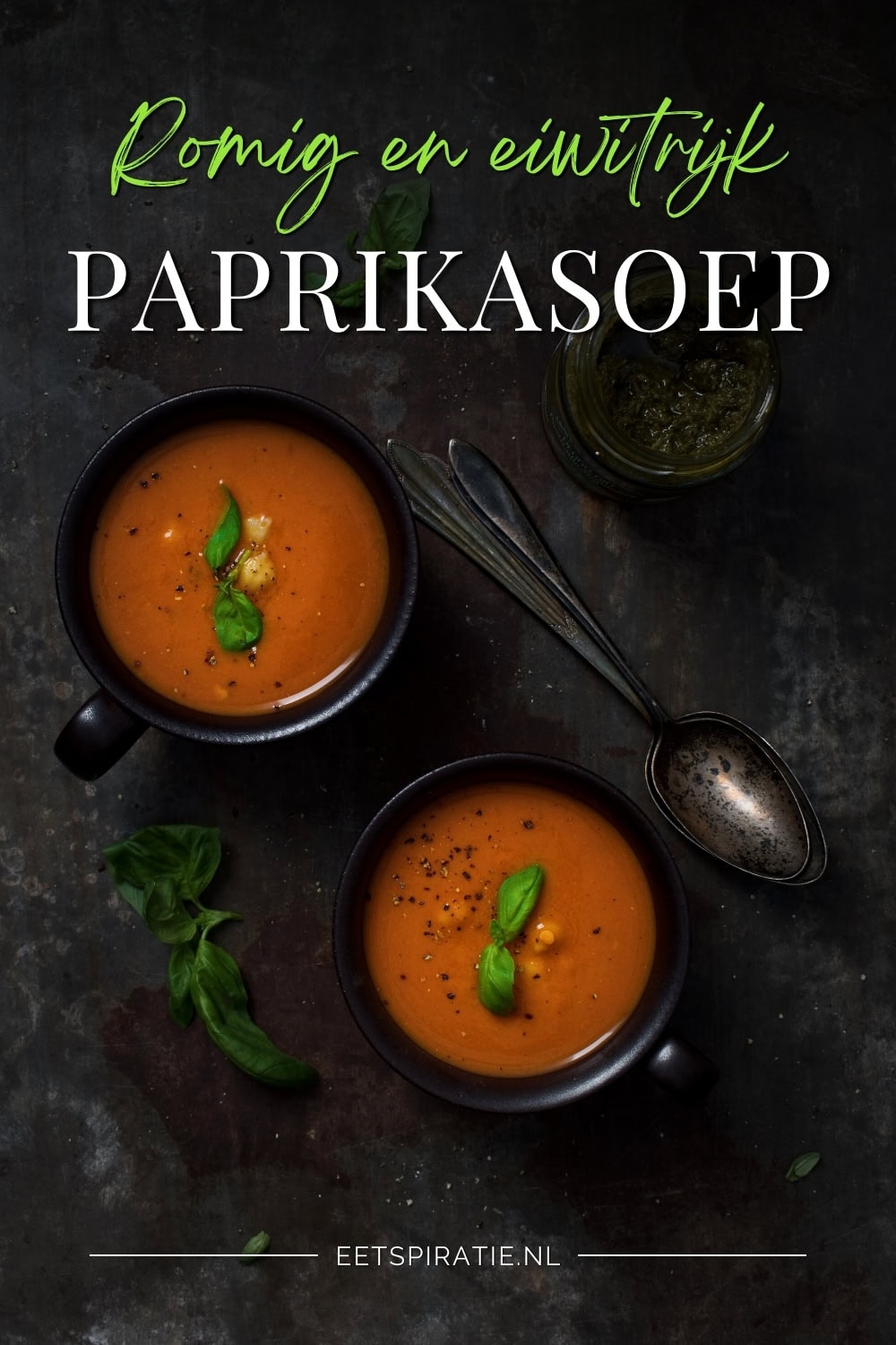 Paprikasoep recept romig en eiwitrijk Pinterest