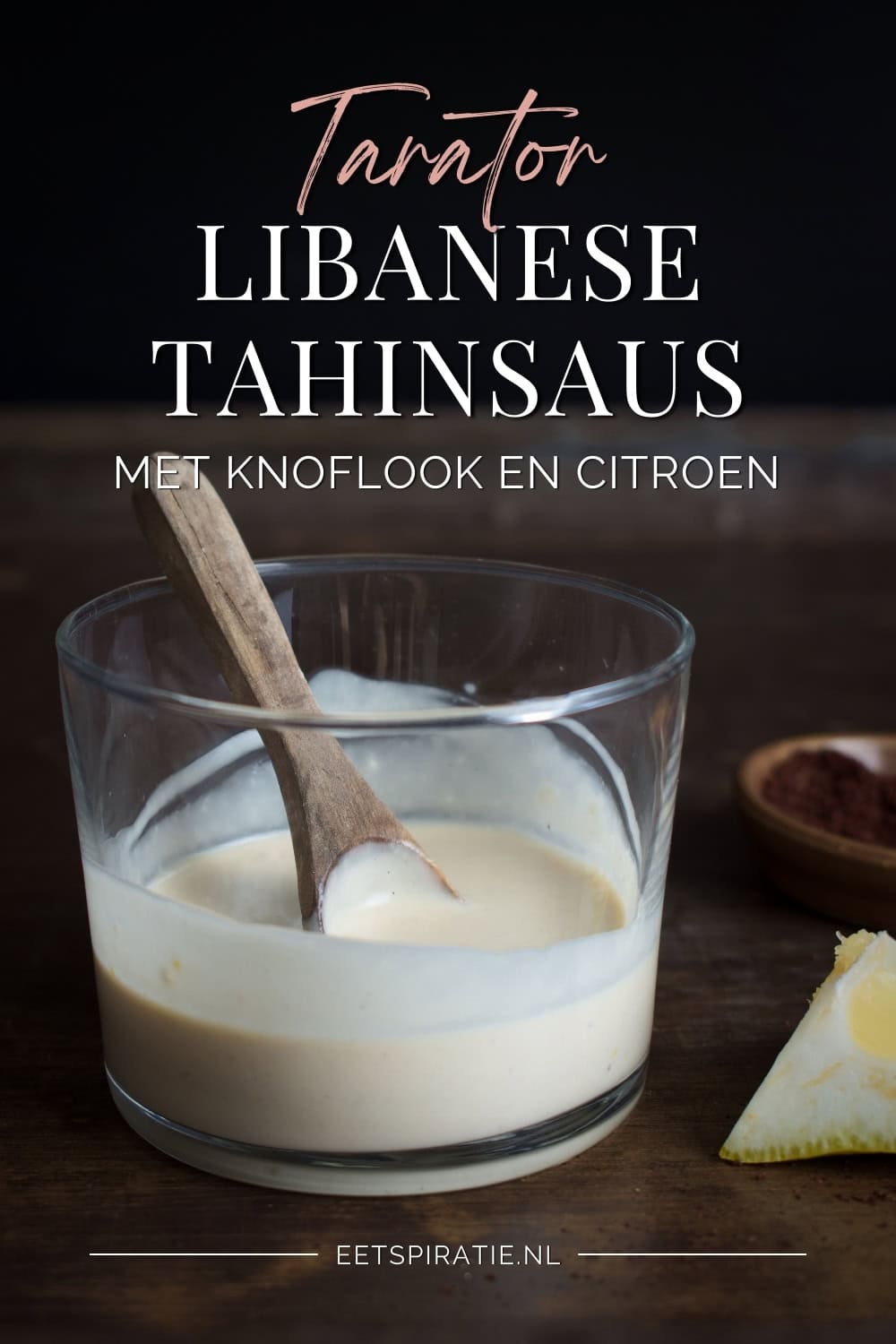 Tarator recept voor Libanese tahinsaus Pinterest