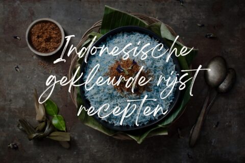 Indonesische gekleurde rijstrecepten