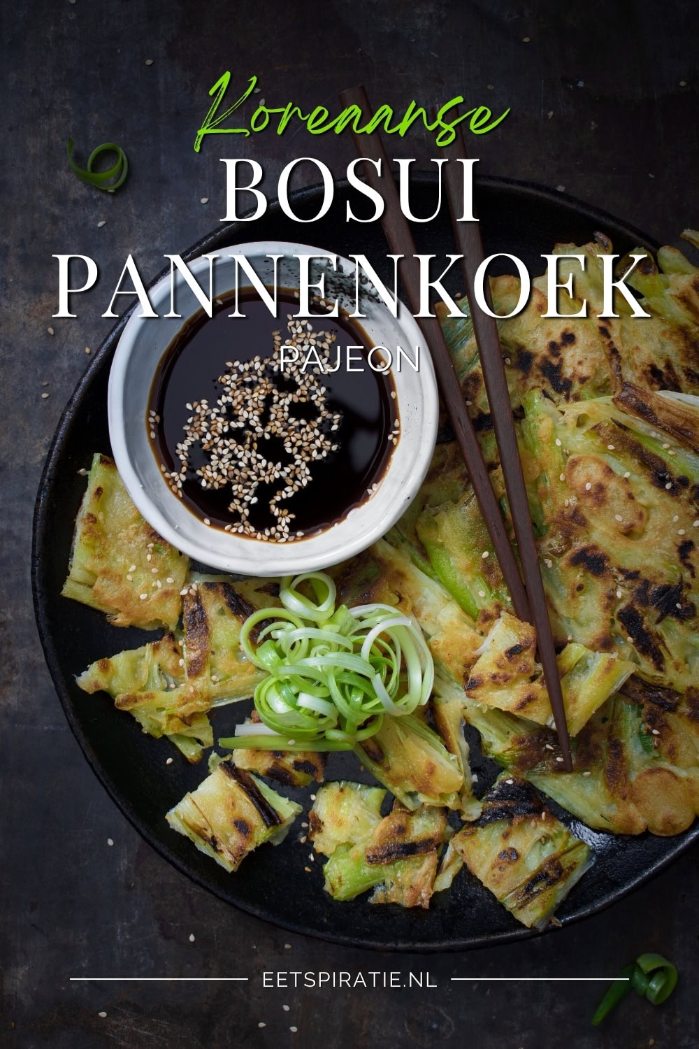Koreaanse bosuipannenkoek pajeon Pinterest